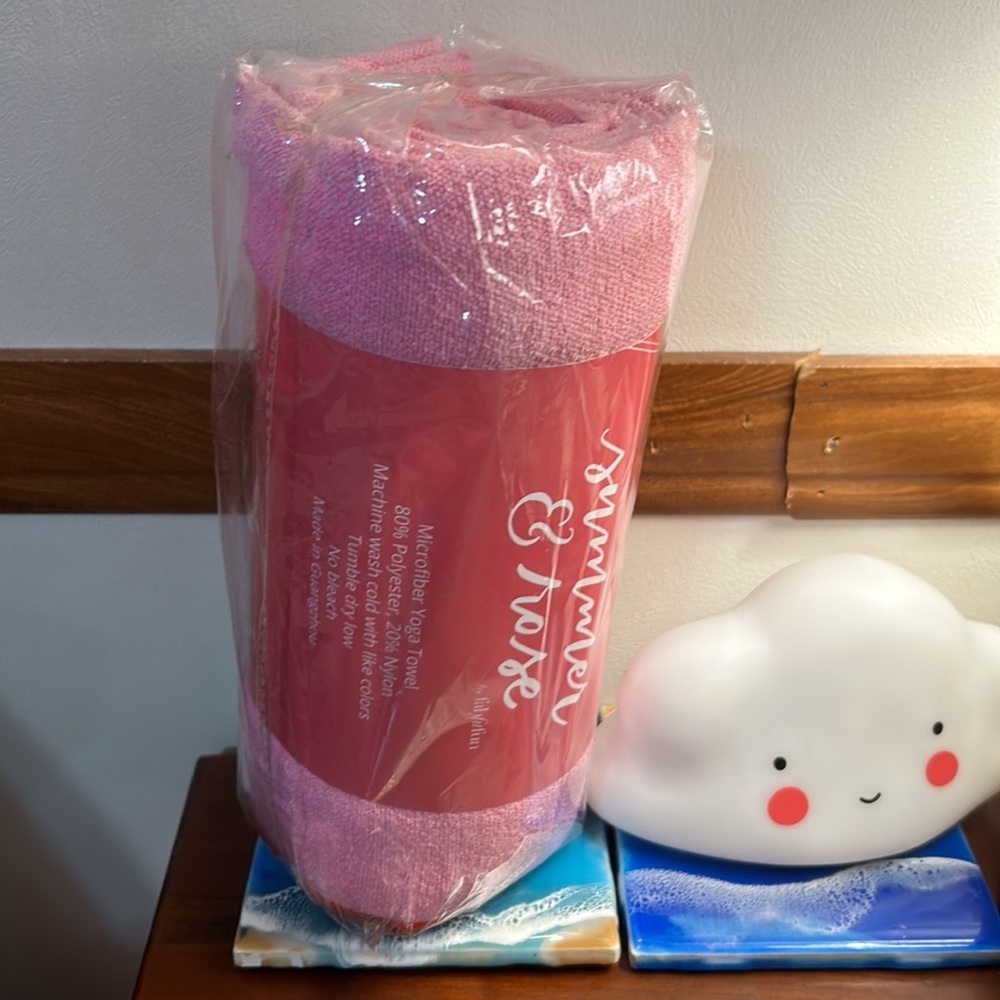 Yoga towel Summer and rose by fabfitfun
